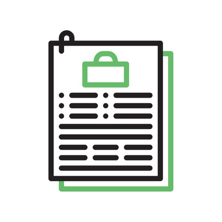 Job Description icon vector image.のイラスト素材