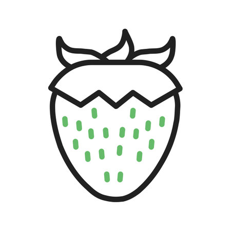 Strawberry icon vector image.のイラスト素材