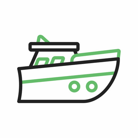 Yacht icon vector image.のイラスト素材