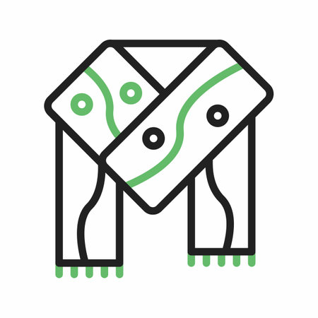 Scarf icon vector image.のイラスト素材