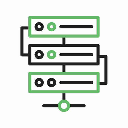 Server icon vector image.のイラスト素材