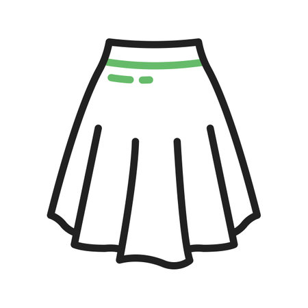 Skirt icon vector image.のイラスト素材