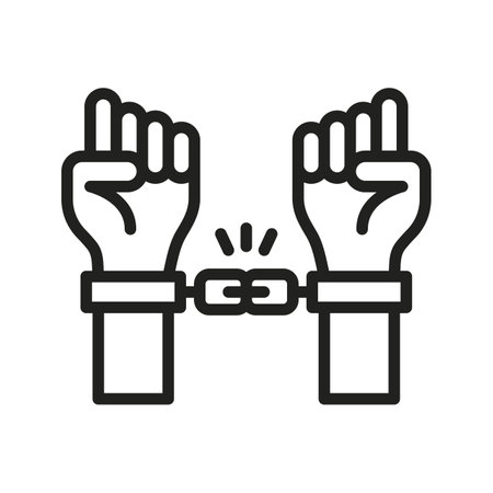 Slavery icon vector image.のイラスト素材