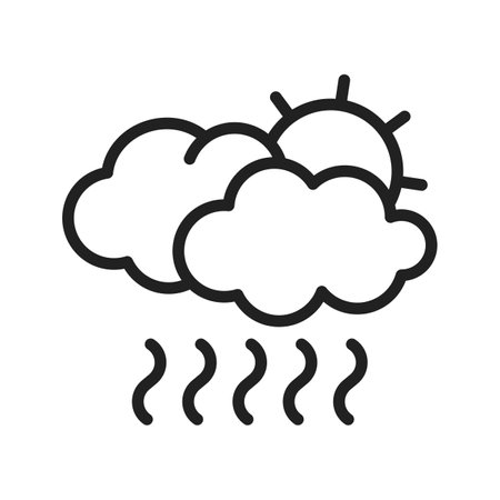 Smog icon vector image.のイラスト素材