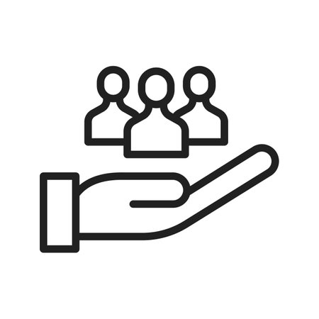 Social Responsibility icon vector image.のイラスト素材