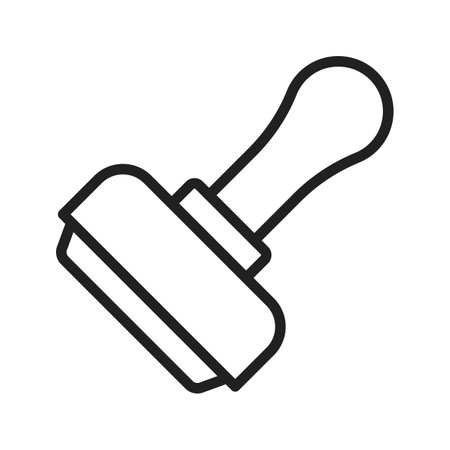 Stamp icon vector image.のイラスト素材
