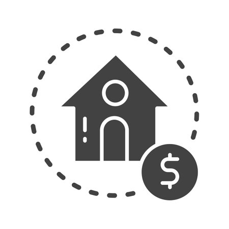 Mortgage icon vector image.のイラスト素材