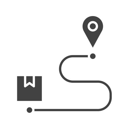 Package Tracking icon vector image.のイラスト素材