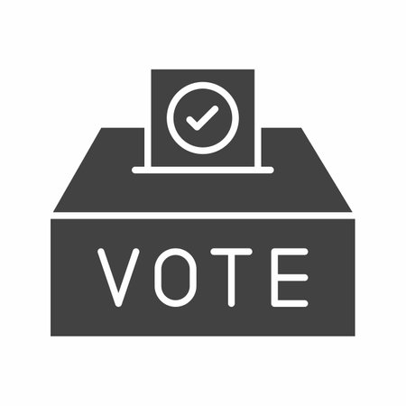 Vote Check icon vector image.のイラスト素材