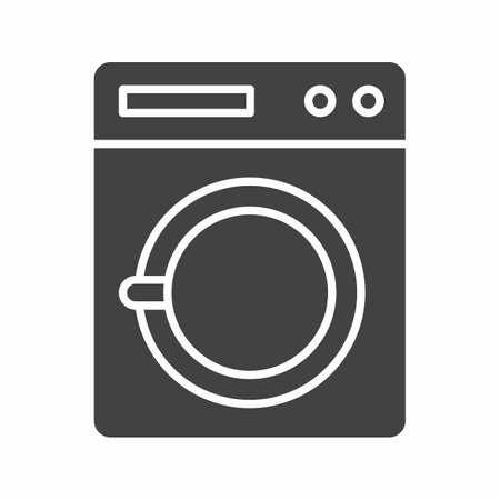 Washing Machine icon vector image.のイラスト素材