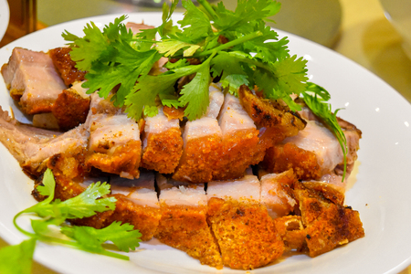 Chinese Style Roasted Porkの写真素材