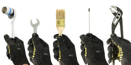 tools in the hands of masters collage