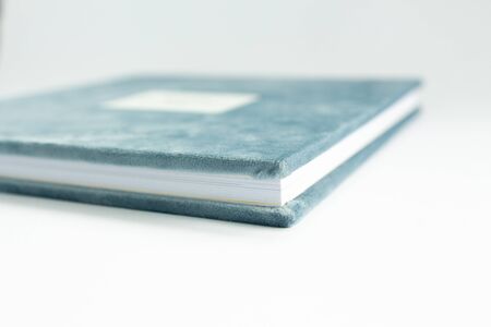 photo book wedding day in velor coverの写真素材