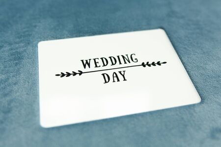 photo book wedding day in velor coverの写真素材