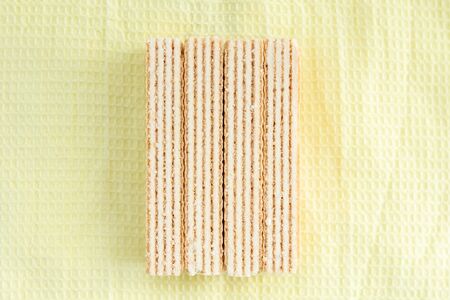 wafer with a white layer on white background