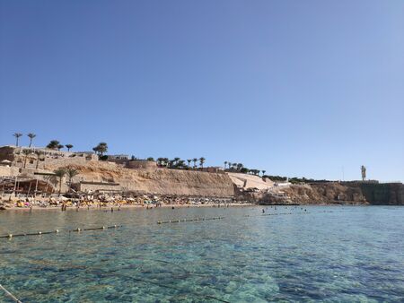 a clear sea water of the red sea