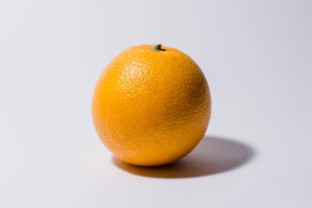 an oranges on a white backgroundの写真素材