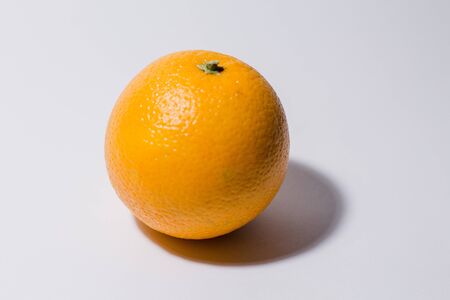 an oranges on a white backgroundの写真素材