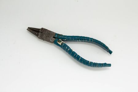 a pliers on a white backgroundの写真素材