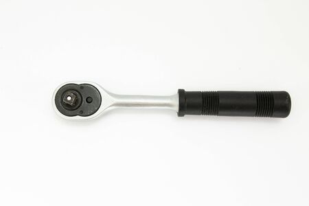 ratchet for bits on white backgroundの写真素材