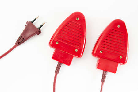 shoe dryer on white background