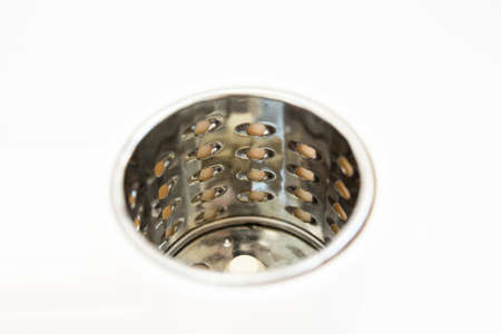 nozzle for electric grater on white backgroundの写真素材