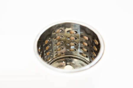 nozzle for electric grater on white backgroundの写真素材