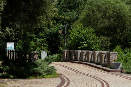 stone classic bridge of the old eraの写真素材