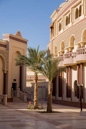 Arab buildings and exterior in hotel territoryのeditorial素材