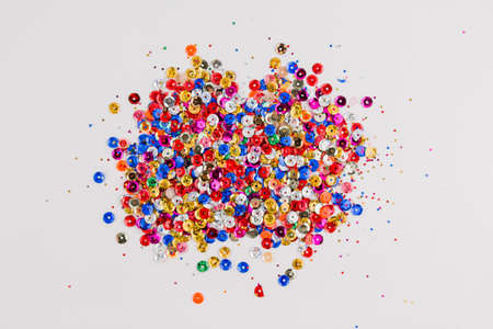 a beautiful festive background multicolored with bokeh and sequins
