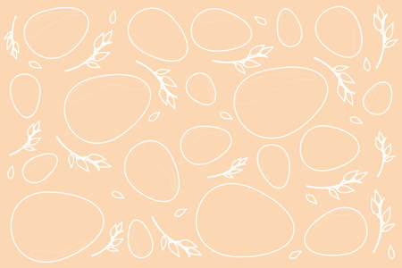 an easter eggs in different colors poster for easter for holiday religiousのイラスト素材