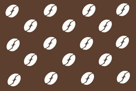a lot of grains of black coffee texture pattern illustrationのイラスト素材