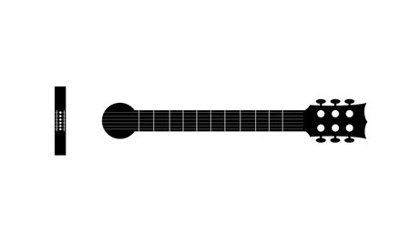 a silhouette of a guitar musical instrument vector business card   musicianのイラスト素材