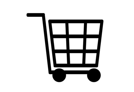 a supermarket basket for shopping vector illustration iconのイラスト素材