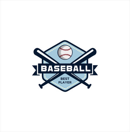 Baseball championship icon design inspiration.のイラスト素材
