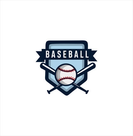 Baseball championship icon design inspiration.のイラスト素材