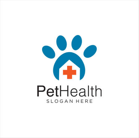 Pet Shop Logo Design Stock Illustrations . Pet logo design . Dog cat logo . Animal Pet Care Logo . Vet logo, Pet Store . Pet Health Logoのイラスト素材