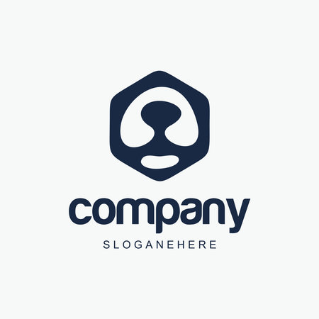 Molecule Logo Design Vector, Emblem, Design Concept, Creative Symbol, Iconのイラスト素材