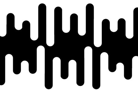 abstract black and white pattern on a white background - vector illustrationの写真素材