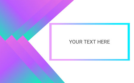 Abstract colorful background with geometric shapes and place for text.の写真素材