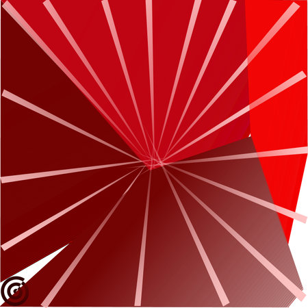 red background that is bold and aestheticのイラスト素材