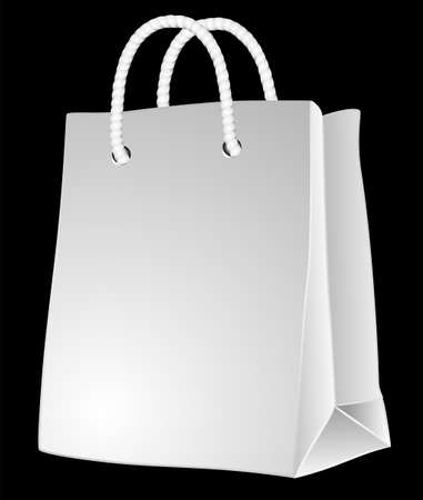 An illustration with paper bagのイラスト素材