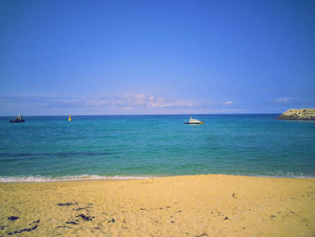 The blue sea and beachesの写真素材