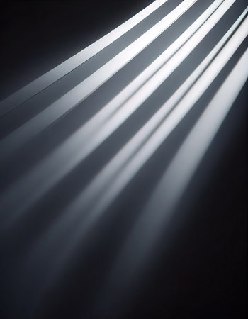 Light shines through 3d illustratedの写真素材