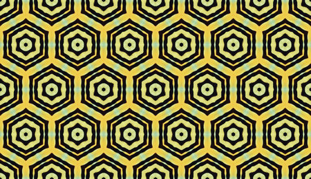 Geometric seamless textile pattern 3d illustrated