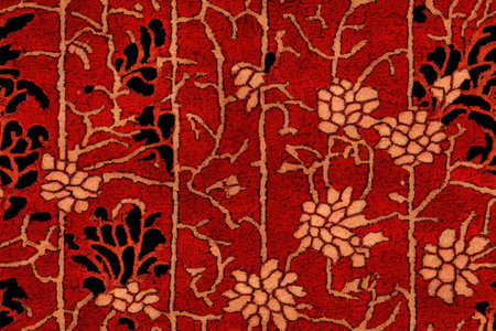 Persian Carpet seamless textile pattern 3d illustrated