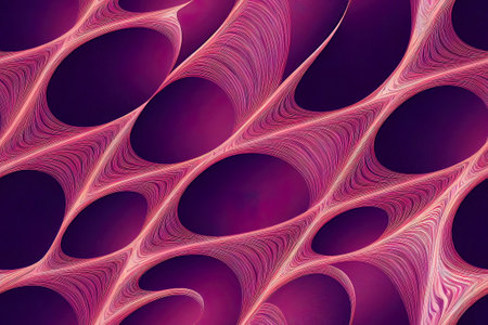 Neon themed seamless textile pattern 3d illustrated