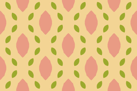 Geometric seamless textile pattern 3d illustratedの写真素材