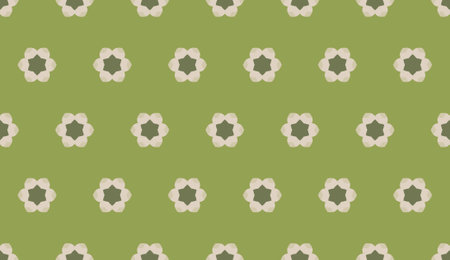 Geometric seamless textile pattern 3d illustratedの写真素材
