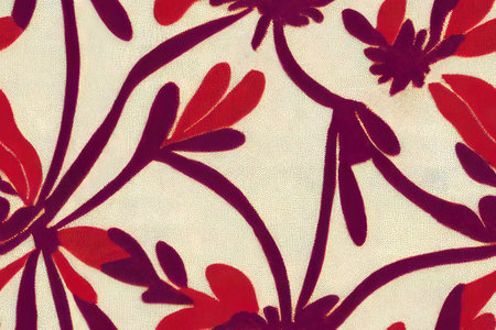 Japanese kimono pattern seamless design 3d illustratedの写真素材